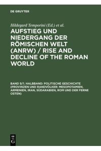 Aufstieg und Niedergang der römischen Welt, Band 9. 1