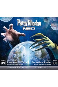 Perry Rhodan NEO MP3 Doppel-CD Folgen 99 + 100  - Showdown für Terra / Der andere Rhodan