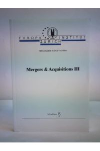 Mergers & Acquisitions III