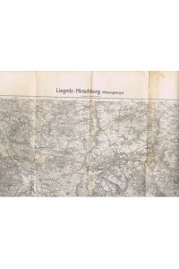 Einheitsblatt Nr. 103 Maßstab 1:100. 000 (1cm Karte). Liegnitz-Hirschberg (Riesengebirge).