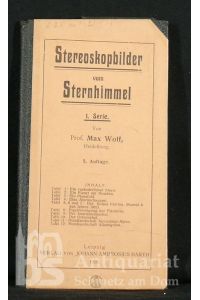 Stereoskopbildervom Sternhimmel. 1. Serie. Mit 12 Tafeln.