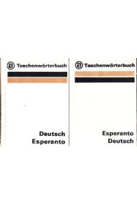 Taschenwörterbuch Deutsch - Esperanto / Esperanto - Deutsch. 2 Bände.
