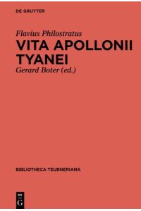Vita Apollonii Tyanei (Bibliotheca scriptorum Graecorum et Romanorum Teubneriana)