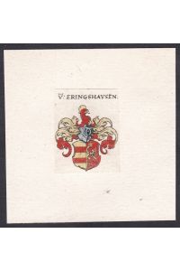 V. Eringshausen - Ehringshausen Wappen Adel coat of arms heraldry Heraldik