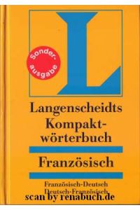 Langenscheidts Kompaktwörterbuch Französisch  - Französisch - Deutsch  Deutsch - Französisch