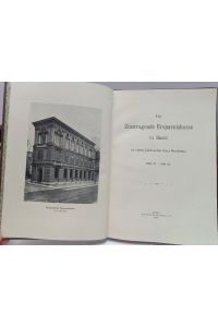 Die Zinstragende Ersparniskasse in Basel im ersten Jahrhundert ihres Bestehens 1809/10-1909/10.