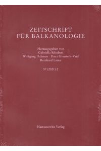 Zeitschrift für Balkanologie 57 - 2021 - 2.