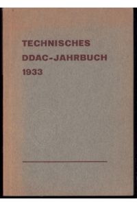 Technisches DDAC-Jahrbuch 1933.