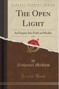 Micklem, N: Open Light, Vol. 4