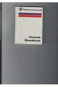 Taschenwörterbuch Deutsch - Slowakisch.   - Herausgegeben von Vincent Blanár. Etwa 12.000 Stichwörter.