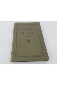 Französisch-Deutsches und Deutsch-Französisches Wörterbuch, Ausgabe A