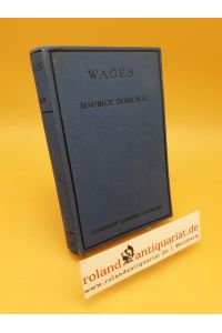 Wages ; With an Introduction by John Maynard Keynes