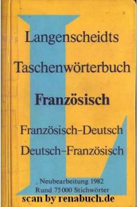 Langenscheidts Taschenwörterbuch Französisch  - Französisch - Deutsch, Deutsch - Französisch