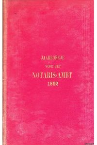 Jaarboekje voor het Notaris-Ambt 1892