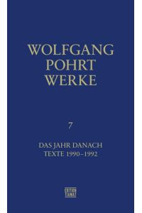 Wolfgang Pohrt Werke Bd. 7