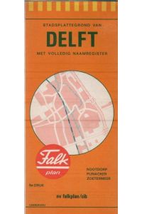 Delft : Nootdorp, Pijnacker, Zoetermeer ; stadsplattengrond ; met volledig naamregister ; [Farbendr. ] ; 1 : 10 000