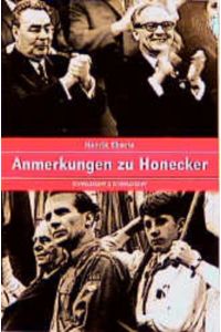 Anmerkungen zu Honecker