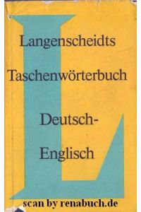 Langenscheidts Taschenwörterbuch Deutsch-Englisch