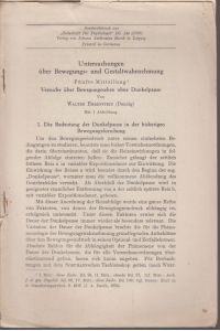 Untersuchungen über Bewegungs- und Gestaltwahrnehmung. [Aus: Zeitschrift für Psychologie, Bd. 144, 1938].   - 5. Mitteilung. Versuche über Bewegungssehen ohne Dunkelpause.