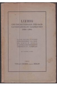 Liebig und die Bittersalz- und Salssäurefabrik zu Salzhausen (1824-1831)