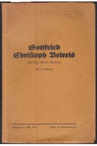 Gottfried Christoph Beireis. Mit 10 Bildtafeln