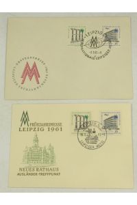 Ersttagsbrief Leipziger Frühjahrsmesse 1961 inkl. Briefkarte