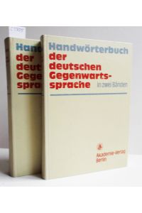 Handwörterbuch der deutschen Gegenwartssprache in zwei Bänden
