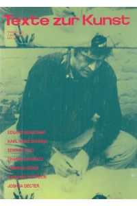 Eduard Beaucamp, Karl Heinz Bohrer, Edward Said, Candida Höfer . . . Nr. 5. Texte zur Kunst. Frühjahr 1992. 2. Jahrgang.