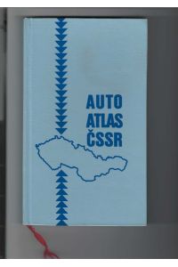 Autoatlas CSSR.   - Maßstab 1 : 400 000. Herausgegeben für die DDR. 59 Seiten mit Karten und Stadtplänen.
