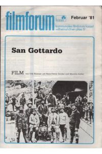 filmforum; Februar '81 : San Gottardo (Programm)