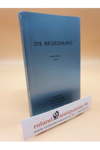 Buchhandlung Elwert und Meurer, Berlin: Die Begegnung. Achte Folge 1972/73