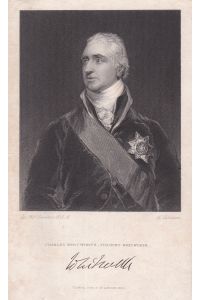 Whitworth - Charles Whitworth (1752-1825) Earl Viscount Lord British diplomat politician Portrait