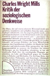 Kritik der soziologischen Denkweise.   - Sammlung Luchterhand ; (Nr 127)