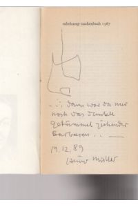 T. S. Eliot. Gesammelte Gedichte. 1909 - 1962. Eliot, T. S. : Werke; Teil 4. ( SIGNIERT von Heiner Müller / Widmungsexemplar ).   - Hrsg. u. mit e. Nachw. vers. von Eva Hesse / Suhrkamp Taschenbuch ; 1567.