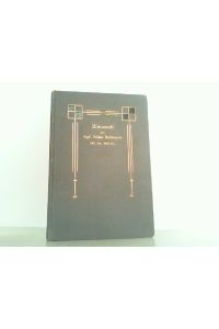 Almanach des Herzoglich Braunschweigischen Hoftheaters 1907 - 1908 UND 1908 - 1909 in einem Buch gebunden mit Deckblätter.