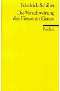 Die Verschwörung des Fiesco zu Genua : e. republikan. Trauerspiel.   - Universal-Bibliothek ; Nr. 51