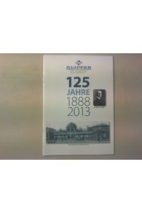125 Jahre Klipper Tennis- und Hockey-Club auf der Uhlenhorst e. V. Klipper THC Hamburg. 1888 - 2013.