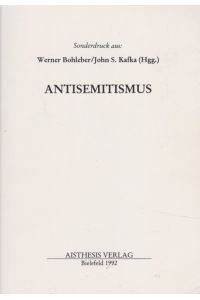 Antisemitismus.   - Forschungsmonographien der Breuninger-Stiftung ; Bd. 2.