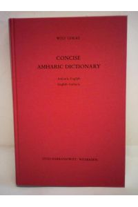 Concise Amharic Dictionary. Amharic-English. English-Amharic