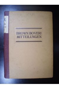 Brown Boveri Mitteilungen 1949. Jahrgang XXXII. , Heft 1-12