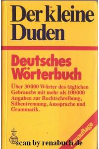 Der kleine Duden: Deutsches Wörterbuch