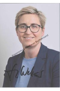 Original Autogramm Susanne Hennig-Wellsow Die Linke /// Autograph signiert signed signee
