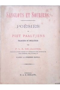 Sanglots et Sourires. Poésies de Piet Paaltjens