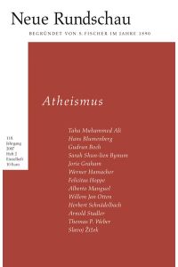 Neue Rundschau 2007/2: Atheismus