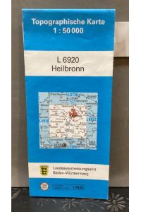 Topographische Karte; Teil: L 6920. , Heilbronn. 1 : 50 000 Ausgabe