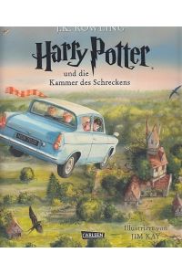 Harry Potter und die Kammer des Schreckens.   - Aus dem Englischen von Klaus Fritz. Farbig illustrierte Schmuckausgabe.