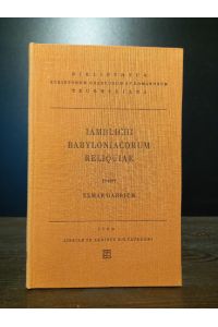Iamblichi Babyloniacorum reliquiae. Edidit Elmar Habrich. (= Bibliotheca scriptorum Graecorum et Romanorum Teubneriana).