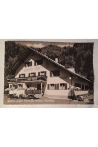 Ansichtskarte AK Gasthaus Engel Vandans im Montafon, Vorarlberg (Poststation St. Anton)