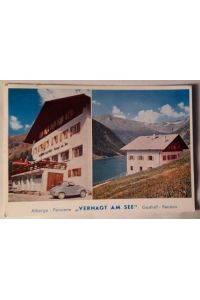 Ansichtskarte AK Val Senales - Schnalstal / Südtirol 1700m Albergo-Pensione Vernagt am See