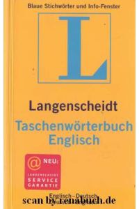Taschenwörterbuch Englisch